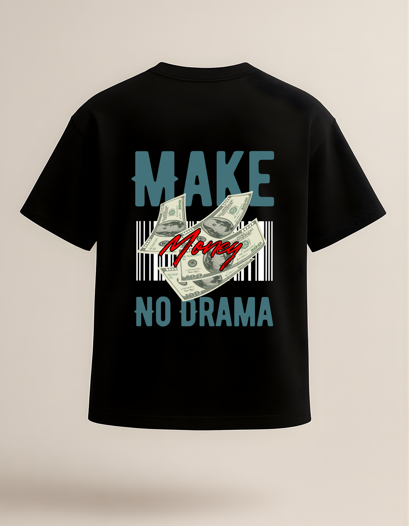 Make Money No Drama- Oversized tshirt